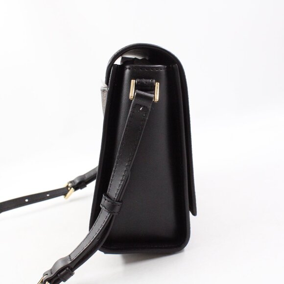 NWT Michael Kors Mimi Medium Logo Messenger Bag in Brown Coated Canvas - Picture 2 of 12